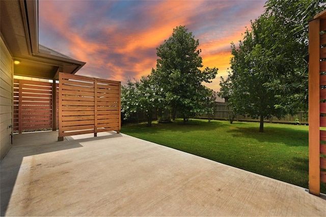 1913 Gabrielles Way, Manchaca, TX 78652 - patio terrace at dusk featuring a patio area