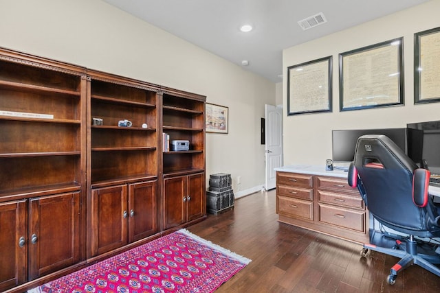 2337 Centennial Loop, Round Rock, TX 78665 - office space featuring dark wood-style floors and baseboards