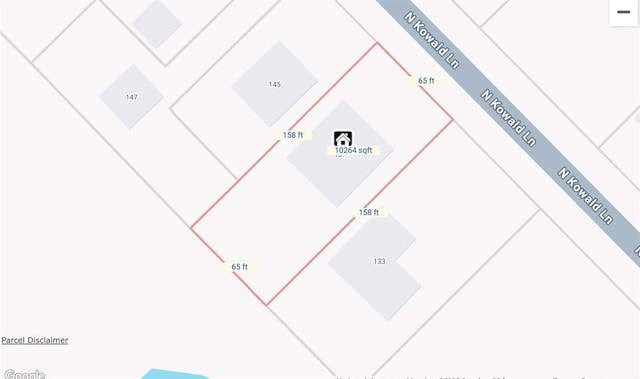 137 N Kowald Ln, New Braunfels, TX 78130 - map of parcels