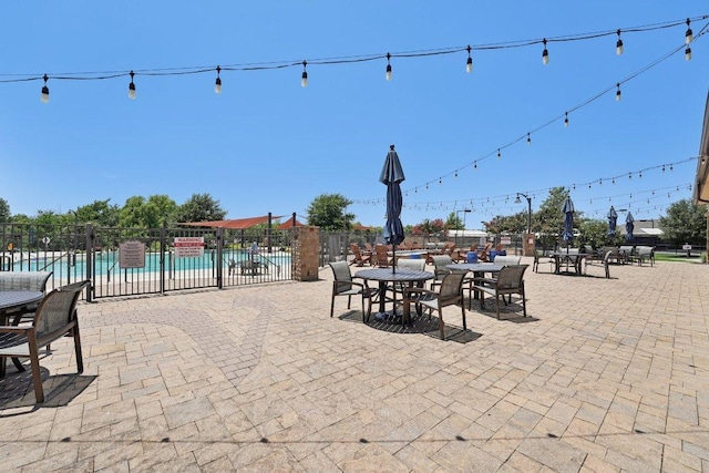 3113 Capra Cv, Round Rock, TX 78665 - view of patio with a community pool