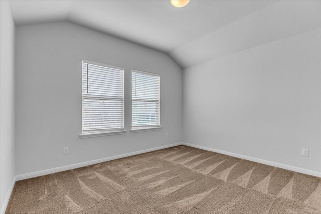 308 Castlefields St, Hutto, TX 78634 - carpeted spare room featuring lofted ceiling and baseboards