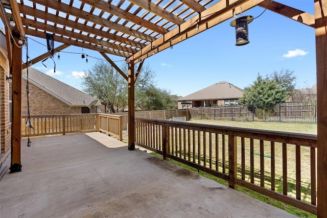 8508 Lookout Cliff Pass, Austin, TX 78737 - view of patio / terrace with a pergola