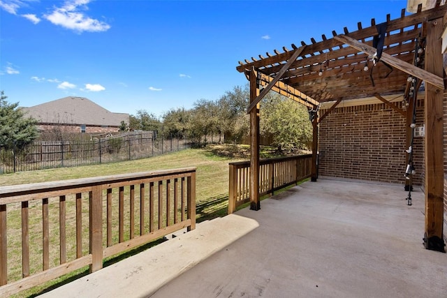 8508 Lookout Cliff Pass, Austin, TX 78737 - view of patio featuring a pergola