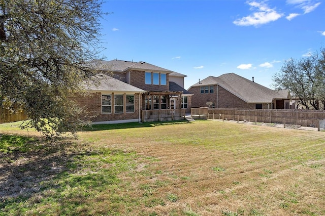 8508 Lookout Cliff Pass, Austin, TX 78737 - back of house with brick siding