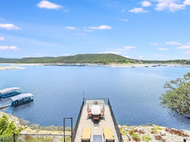 14753 Arrowhead Dr, Austin, TX 78641 - dock area featuring a water view