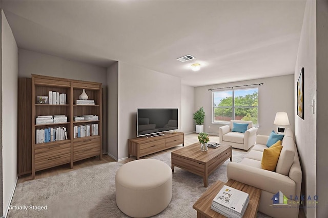 18508 Silent Water Way, Pflugerville, TX 78660 - living area featuring baseboards and wood finished floors