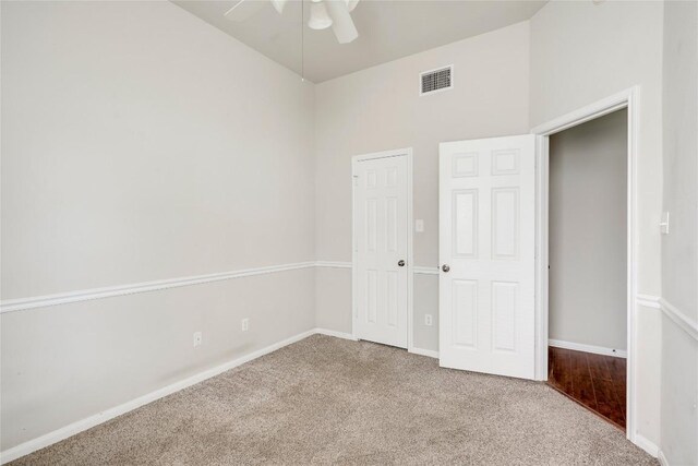 728 Stokesay Castle Path, Pflugerville, TX 78660 - unfurnished bedroom featuring carpet flooring and a ceiling fan