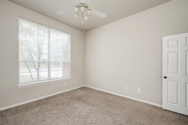 728 Stokesay Castle Path, Pflugerville, TX 78660 - spare room with carpet and ceiling fan