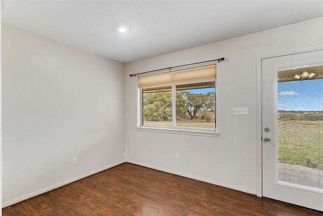 8319 County Road 200, Burnet, TX 78611 - unfurnished room featuring wood finished floors and baseboards