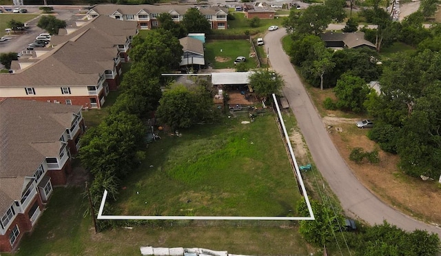 8010 N Lake Dr, Austin, TX 78724 - aerial overview of property's location featuring nearby suburban area and property boundaries highlighted