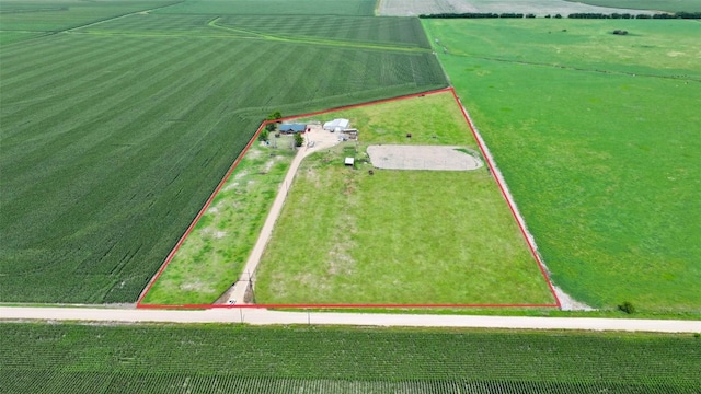 2951 County Road 360, Bartlett, TX 76511 - overview of rural landscape with property boundaries highlighted