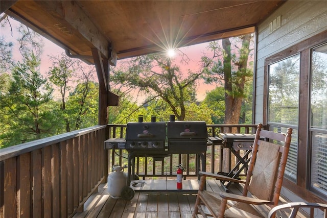 121 Kaelepulu Dr, Bastrop, TX 78602 - view of wooden terrace