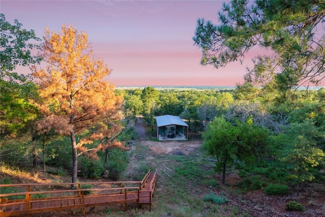 121 Kaelepulu Dr, Bastrop, TX 78602 - view of yard featuring a gazebo and a carport