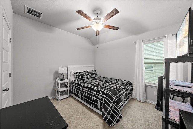 12705 Twisted Root Dr, Manchaca, TX 78652 - bedroom featuring multiple windows, carpet floors, and a ceiling fan