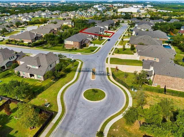 609 Glacial Stream Ln, Cedar Park, TX 78613 - aerial overview of property's location with nearby suburban area