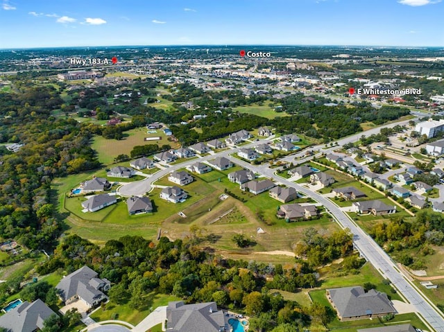 609 Glacial Stream Ln, Cedar Park, TX 78613 - aerial view of property's location featuring nearby suburban area