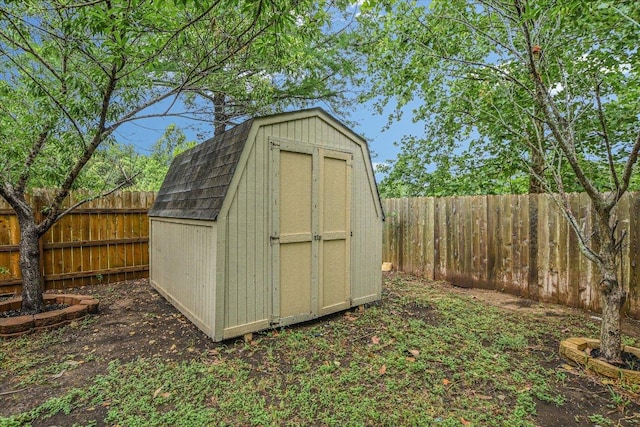 501 Maple Run, Round Rock, TX 78664 - view of shed with a fenced backyard