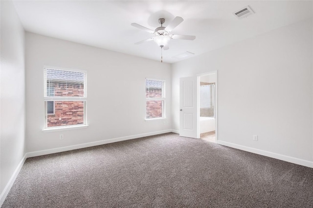 111 Colthorpe Ln, Hutto, TX 78634 - carpeted empty room with baseboards and ceiling fan