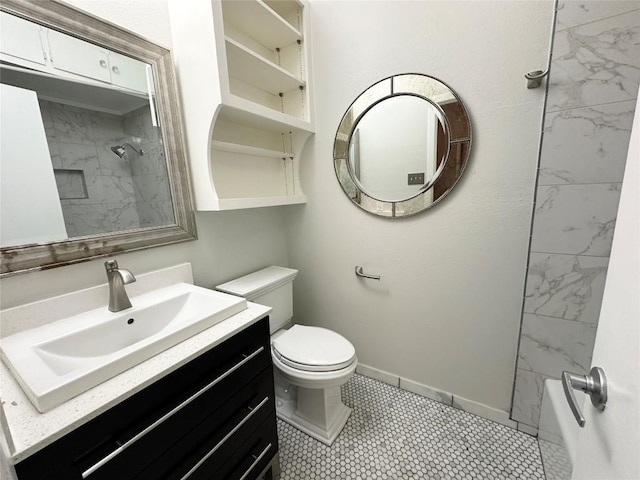 5504 Montview St, Austin, TX 78756 - bathroom with toilet and vanity