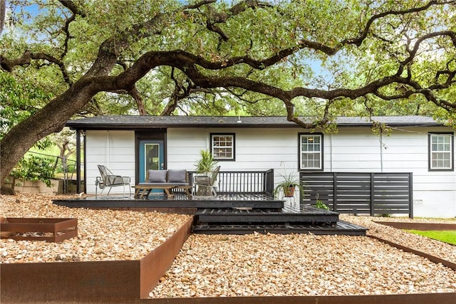 605 Orland Blvd, Austin, TX 78745 - rear view of house featuring a deck