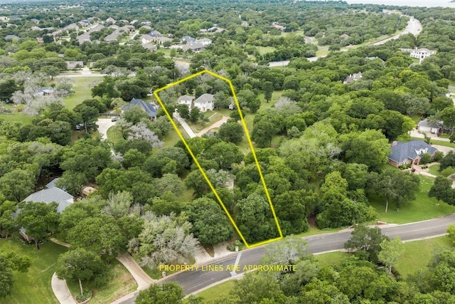 3205 River Place Dr Unit B, Belton, TX 76513 - aerial overview of property's location with property parcel outlined