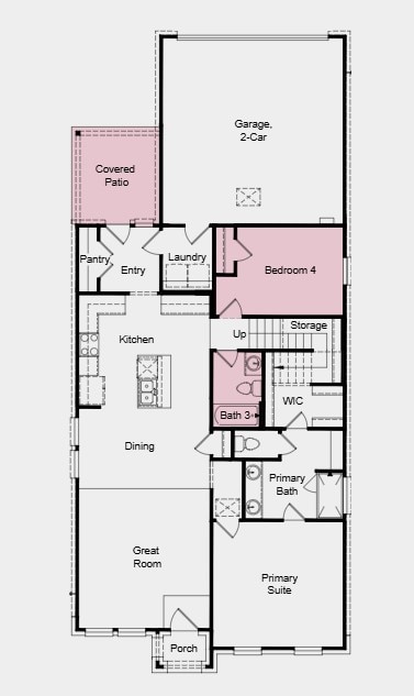 536 Emory Crossing Blvd, Hutto, TX 78634 - room layout