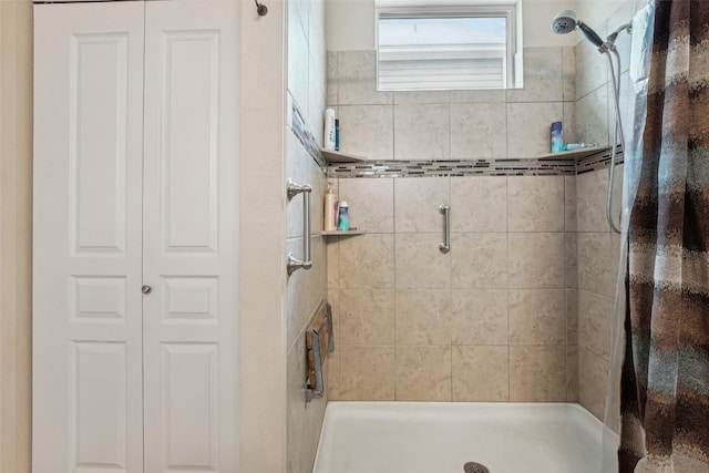 1261 Nevarez, Kyle, TX 78640 - full bathroom featuring a shower stall and a closet