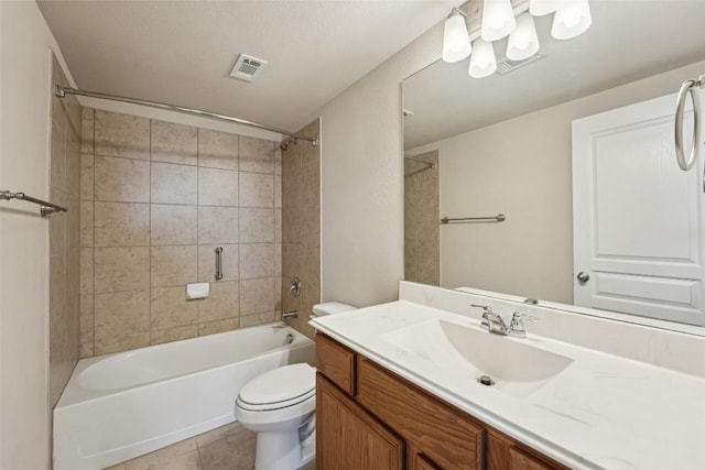 1261 Nevarez, Kyle, TX 78640 - full bathroom with vanity, shower / washtub combination, and tile patterned flooring