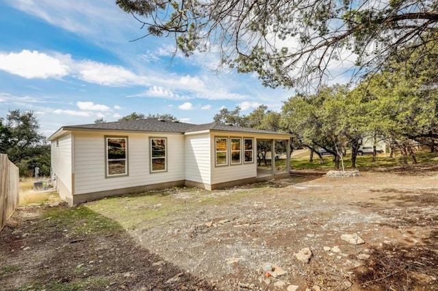 21710 Patton Dr, Lago Vista, TX 78645 - view of rear view of house