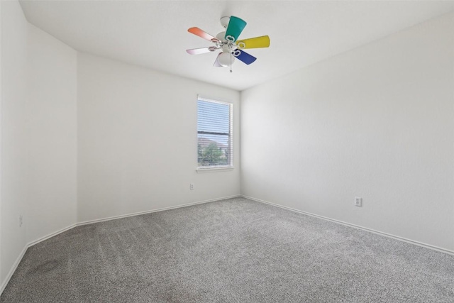 14009 Rountree Ranch Ln, Austin, TX 78717 - carpeted spare room with a ceiling fan and baseboards