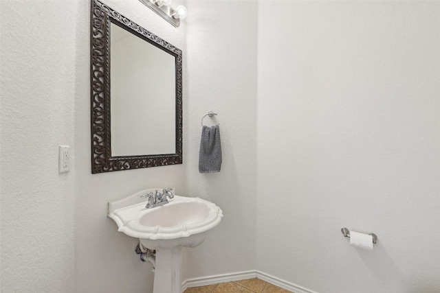 14009 Rountree Ranch Ln, Austin, TX 78717 - bathroom with baseboards and tile patterned flooring