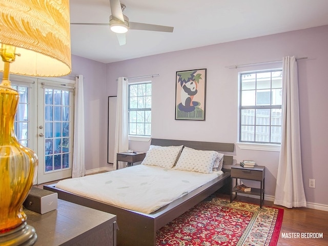 1808 Maple Ave, Austin, TX 78702 - bedroom featuring wood finished floors and baseboards
