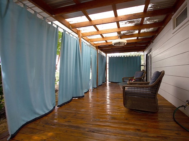 1808 Maple Ave, Austin, TX 78702 - view of wooden terrace