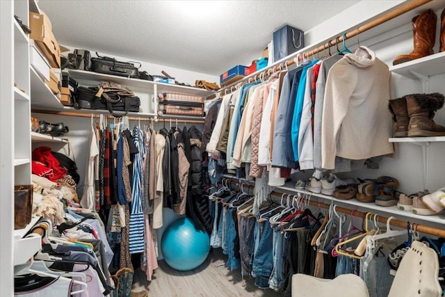 2003 Rain Water Dr, Austin, TX 78734 - spacious closet with wood finished floors