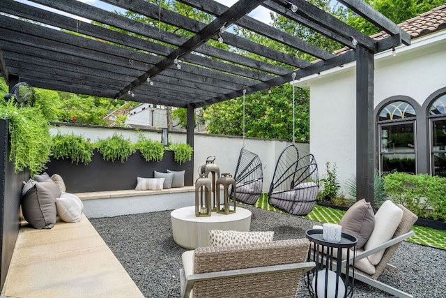 2621 Exposition Blvd, Austin, TX 78703 - view of patio with a pergola