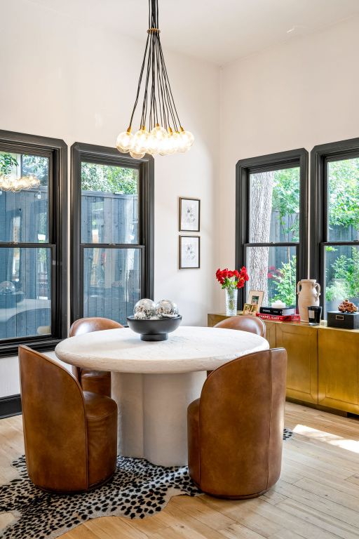 2621 Exposition Blvd, Austin, TX 78703 - dining space with light wood finished floors