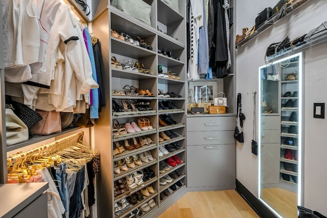 2621 Exposition Blvd, Austin, TX 78703 - spacious closet featuring light wood-style flooring