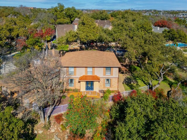6203 Shadow Mountain Cv, Austin, TX 78731 - aerial view of property and surrounding area