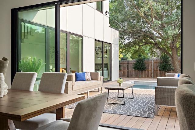 1805 Frazier Ave, Austin, TX 78704 - deck with outdoor lounge area