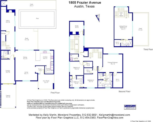 1805 Frazier Ave, Austin, TX 78704 - property floor plan