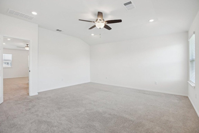 104 Kulmbacher Dr, Austin, TX 78728 - spare room featuring a ceiling fan, recessed lighting, carpet, and baseboards