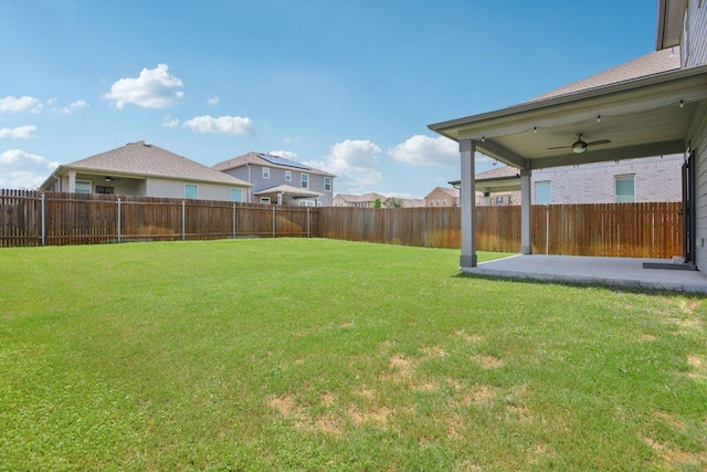 104 Kulmbacher Dr, Austin, TX 78728 - view of yard with a ceiling fan and a patio area