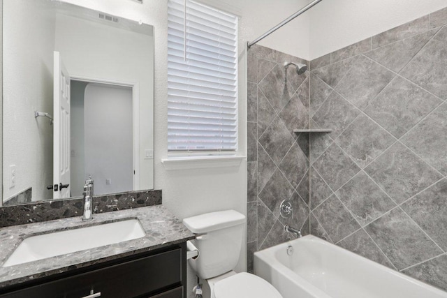 104 Kulmbacher Dr, Austin, TX 78728 - full bathroom featuring vanity, toilet, and bathing tub / shower combination
