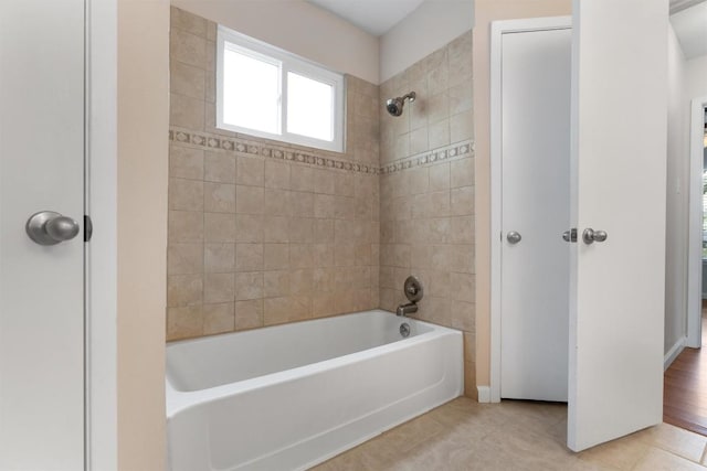 8407 Bargamin Dr, Austin, TX 78736 - bathroom with shower / bathtub combination and tile patterned flooring