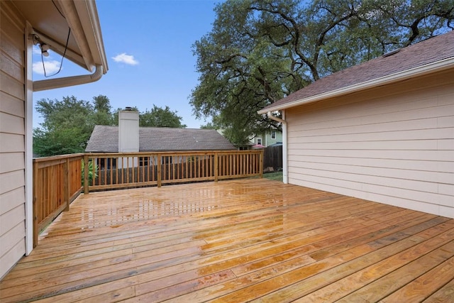 8407 Bargamin Dr, Austin, TX 78736 - view of wooden deck