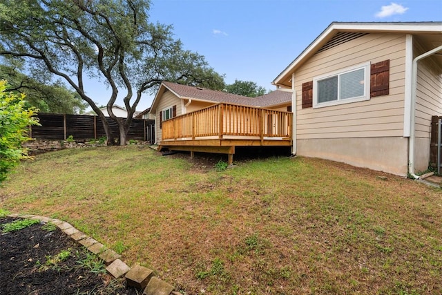 8407 Bargamin Dr, Austin, TX 78736 - view of yard with a deck