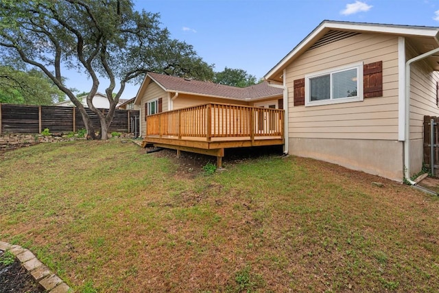 8407 Bargamin Dr, Austin, TX 78736 - rear view of house with a deck