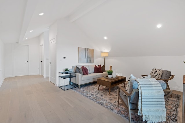 2704 Canterbury St Unit A, Austin, TX 78702 - living area with light wood finished floors, recessed lighting, and baseboards