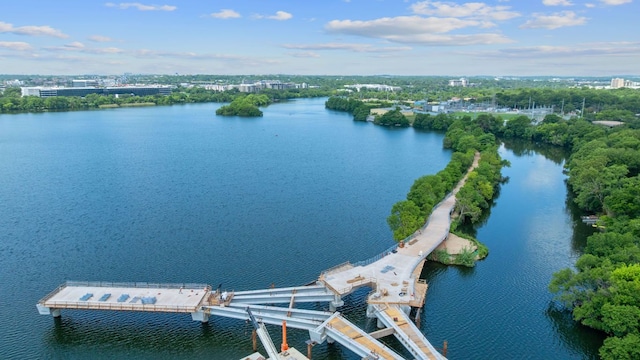 2704 Canterbury St Unit A, Austin, TX 78702 - bird's eye view of a large body of water