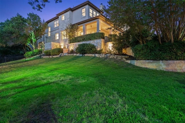 512 Newhall Cv, Austin, TX 78746 - view of yard